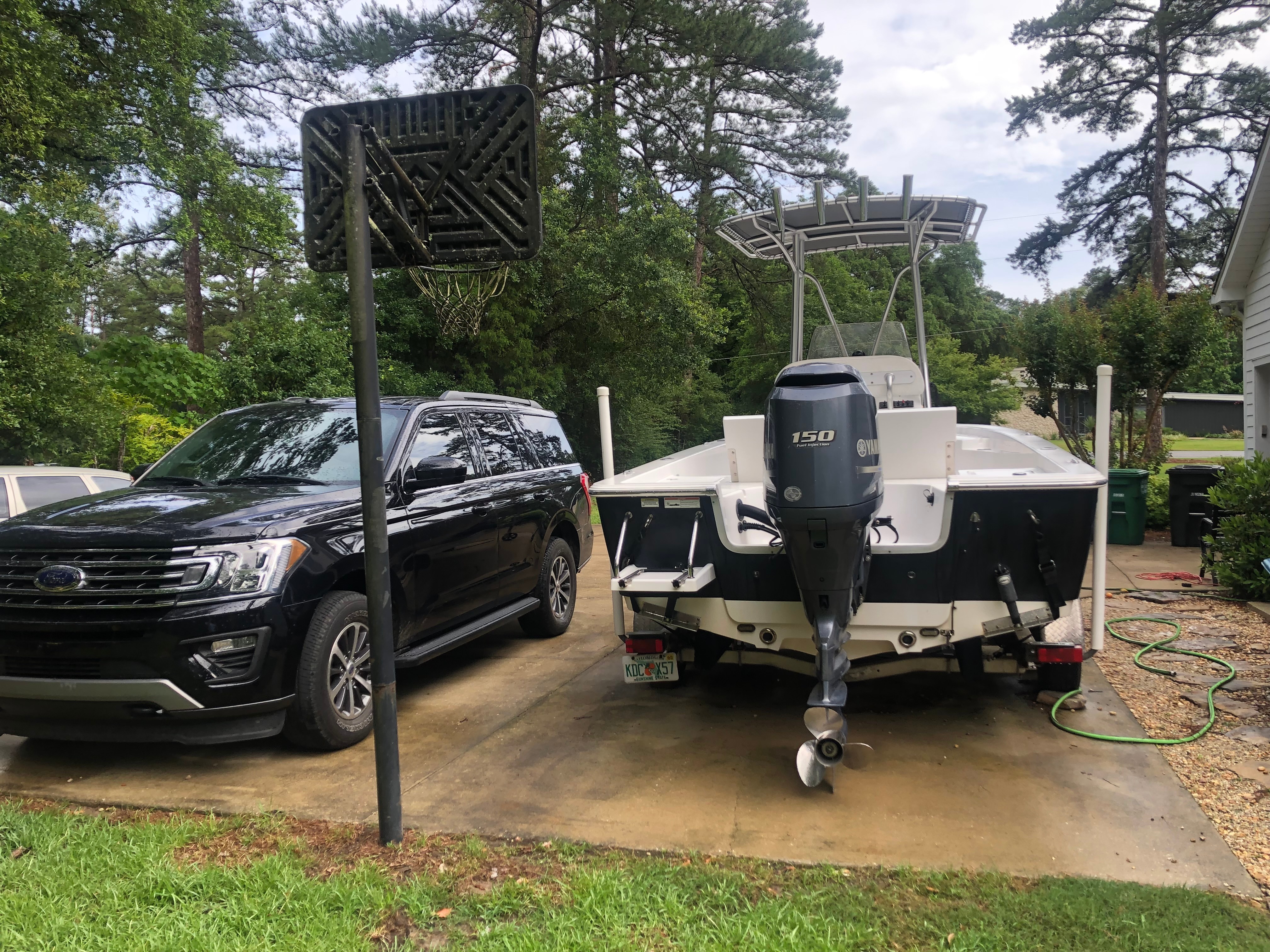 Driveway with Vehicles